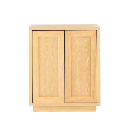 Astrid 2 Door Small Sideboard - Whitewash Oak - Laura James