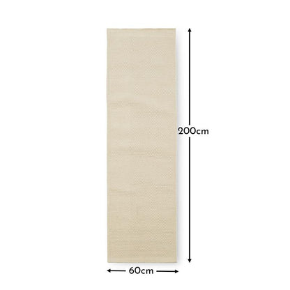 Atcham Clay/ Natural Runner Rug - 200x60cm - Laura james 
