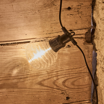 Carnaby 10 Bulb Garden String Lights - Extendable - Beehive Bulb - Laura James