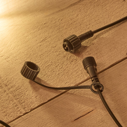 Carnaby 10 Bulb Garden String Lights - Extendable - Beehive Bulb - Laura James