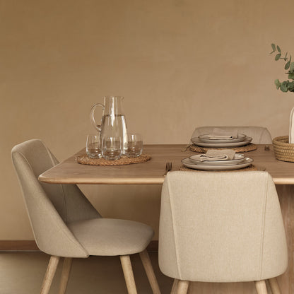 Bastian 220cm Limewash Dining Table - Laura James 