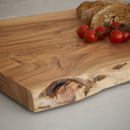 Bosco Acacia Wooden Natural Serving Board - 50x35cm - Laura James