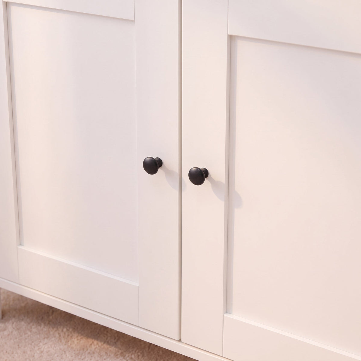 Bampton 2 Door Sideboard - Alabaster White - Laura James 