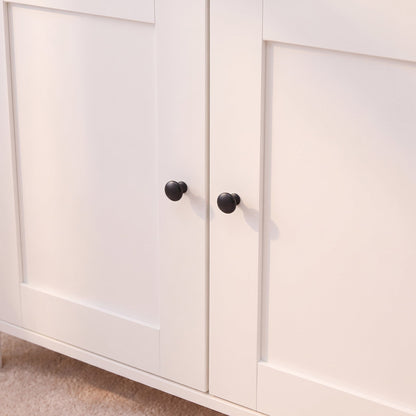 Bampton 2 Door Sideboard - Alabaster White - Laura James 