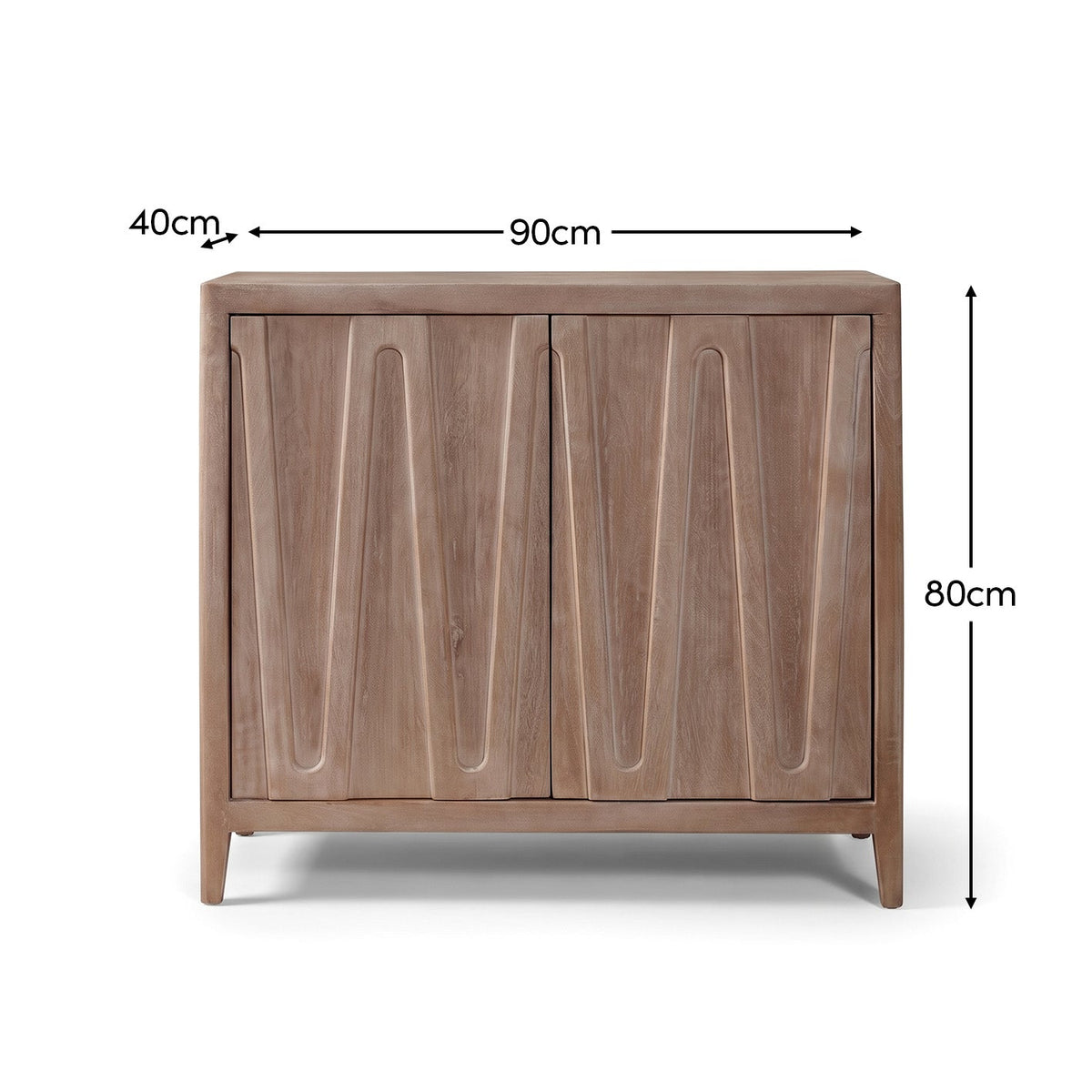 Bastian 2 Door Sideboard - Limewash