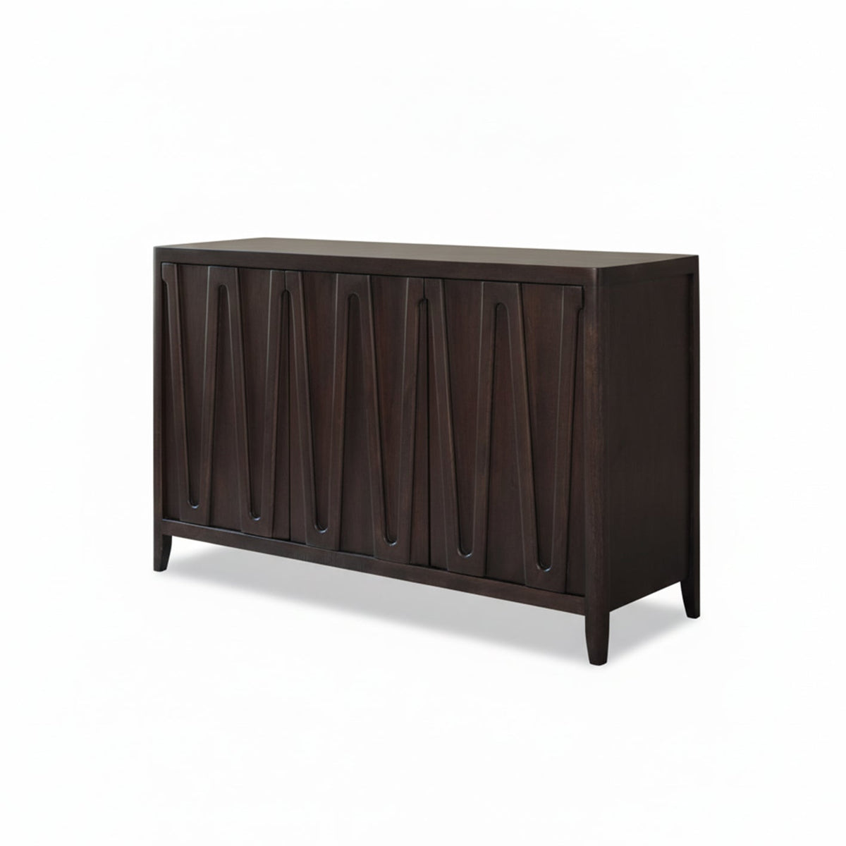 Bastian 3 Door Sideboard - Coffee Brown Mango Wood