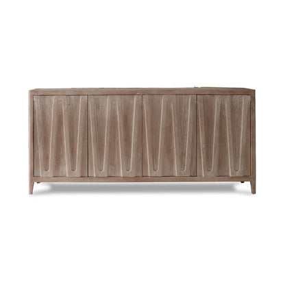 Bastian 4 Door Sideboard - Limewash - Laura James 