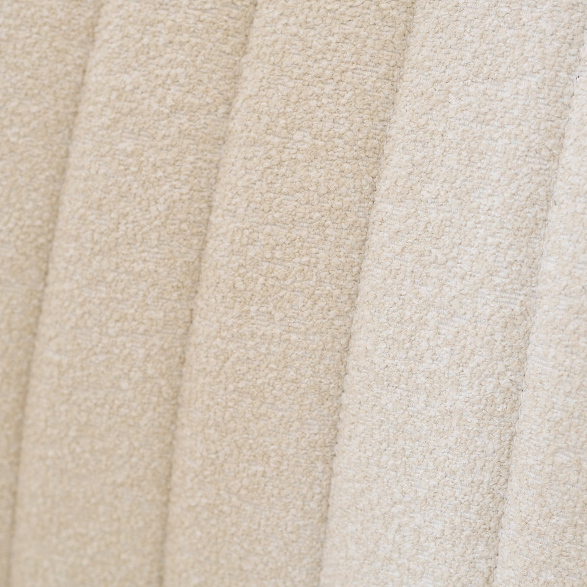 Bella Light Beige Boucle Bar Stool - Black Oak Legs - Laura James 