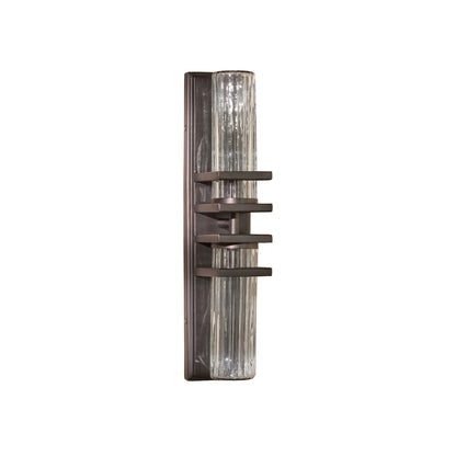 Boscastle 40cm IP44 Wall Light - Black Bronze - Laura James 