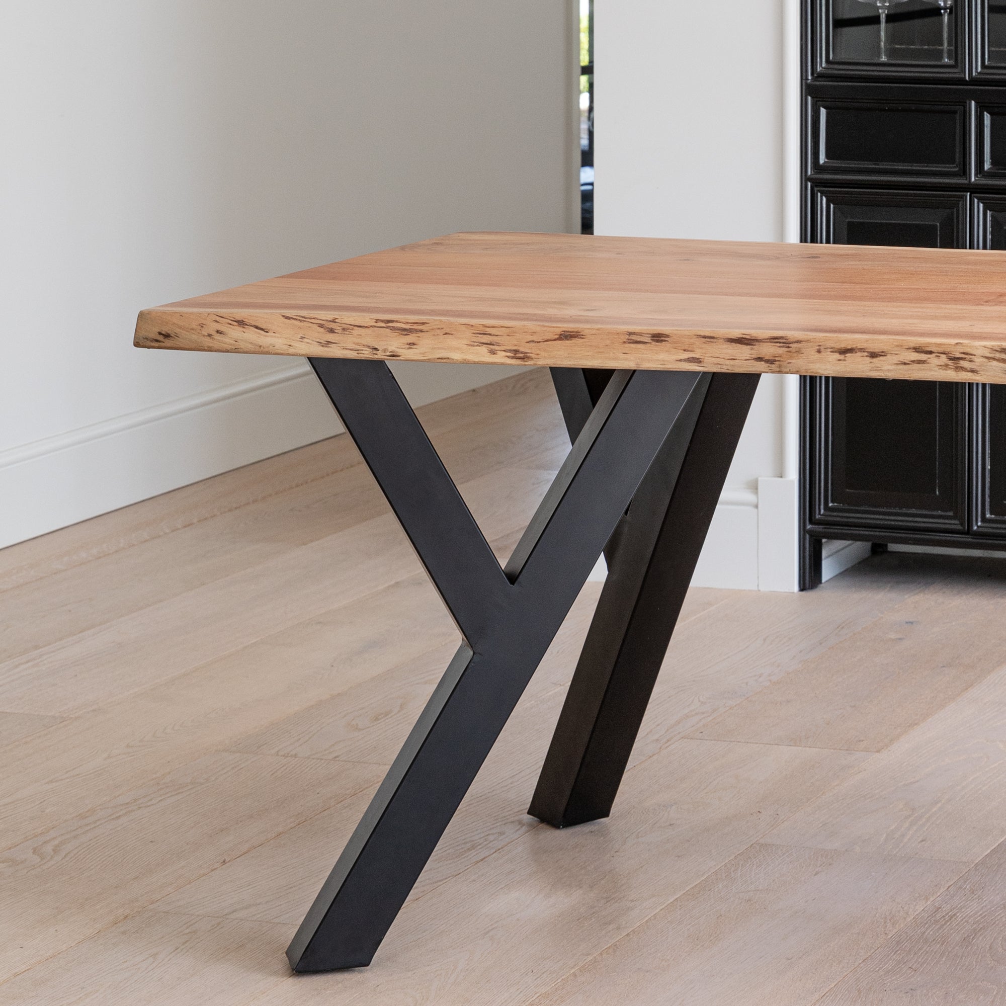 Bosco Acacia Wood Dining Table Set - 6 Seater - Bosco Dining