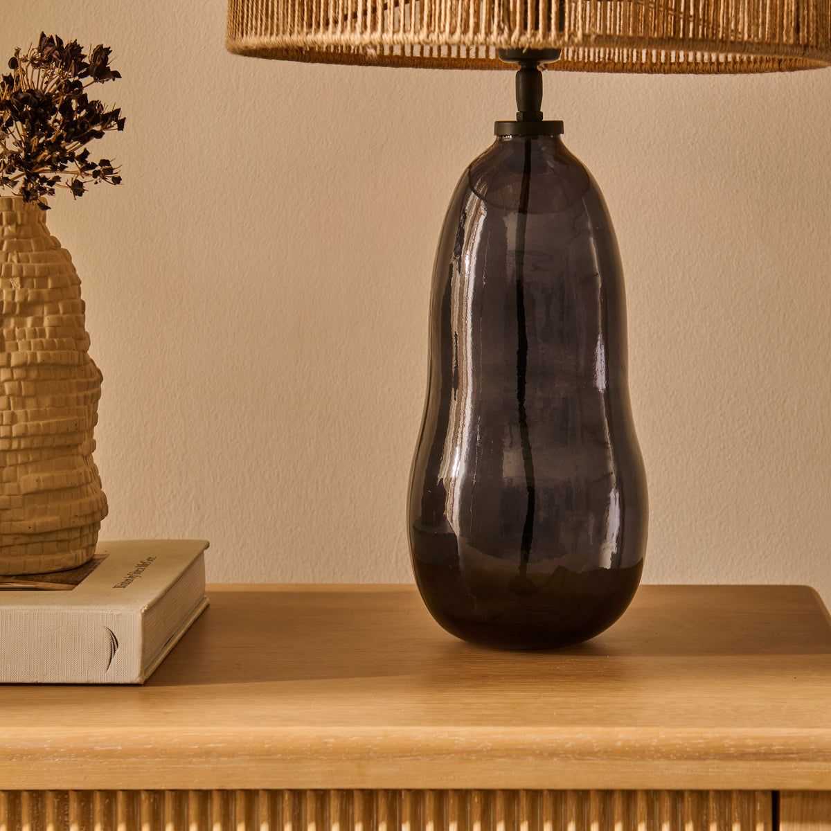 Breamore_30cm_Glass_Table_Lamp_Base_Dark_Grey-3 - Laura James