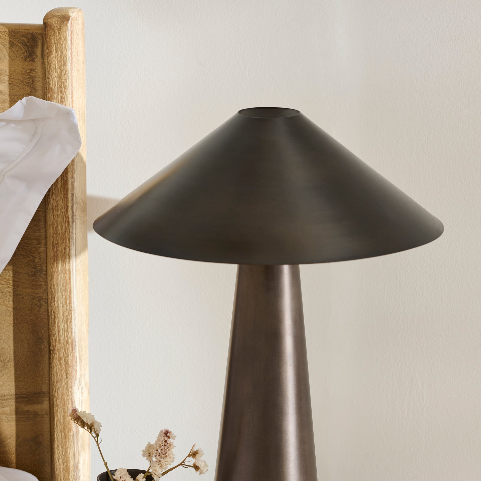 Brockhill 51cm Metal Table Lamp - Bronze - Laura James