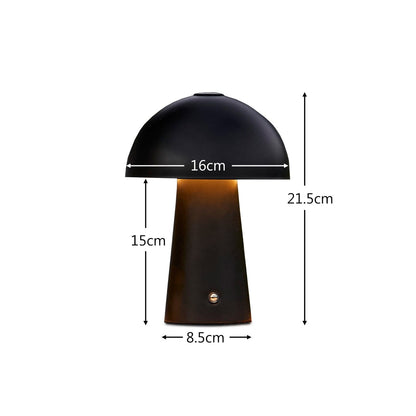 Brockhill 22cm Rechargeable Lamp - Anthracite Grey - Laura James 