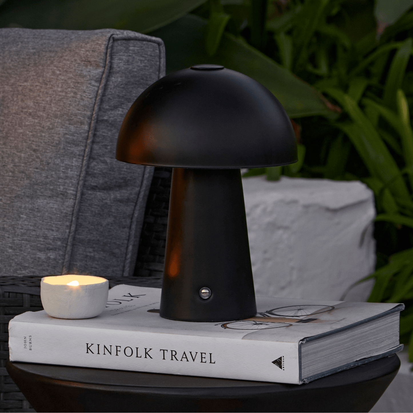 Brockhill Rechargeable Lamp - Grey- Laura James 