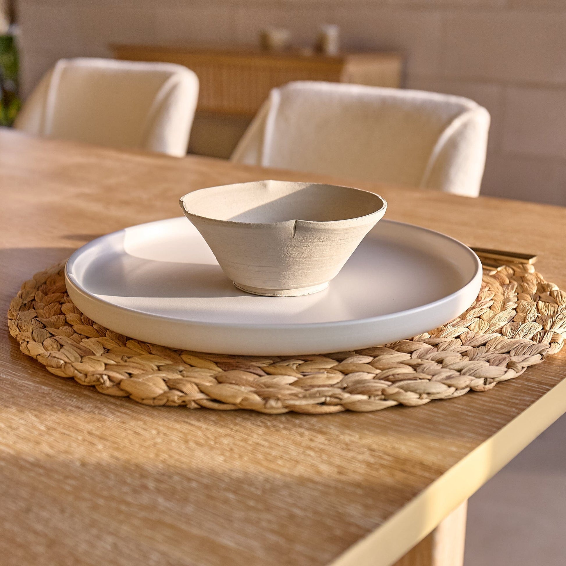 Carter Whitewash Table - Laura James 