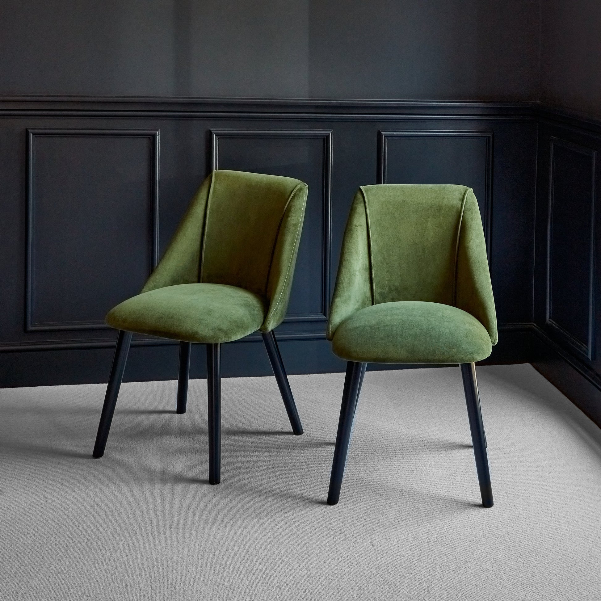 freya fern green dining chairs
