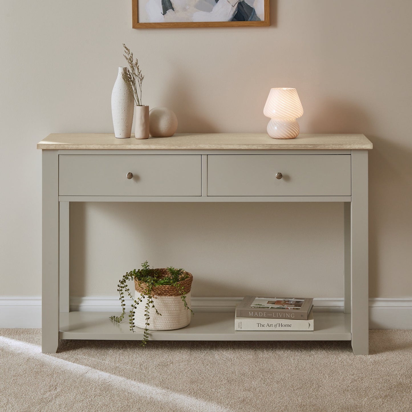 Chatsworth Console Table - Linen Grey - 120cm