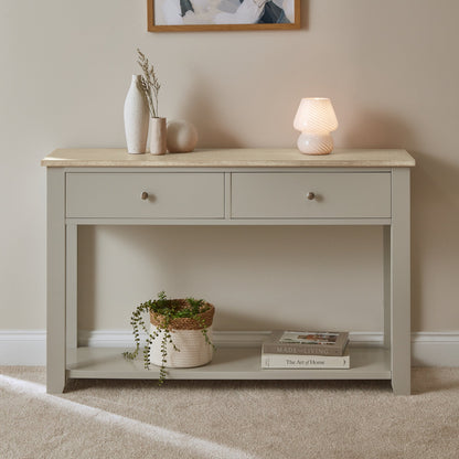 Chatsworth Console Table - Linen Grey - 120cm