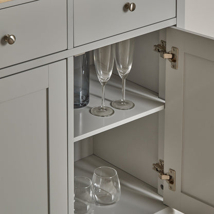 Chatsworth Sideboard - 130cm - Linen Grey - Laura James