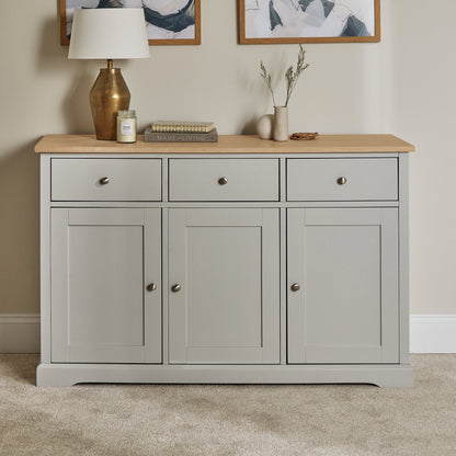 Chatsworth Sideboard - 130cm - Linen Grey - Laura James
