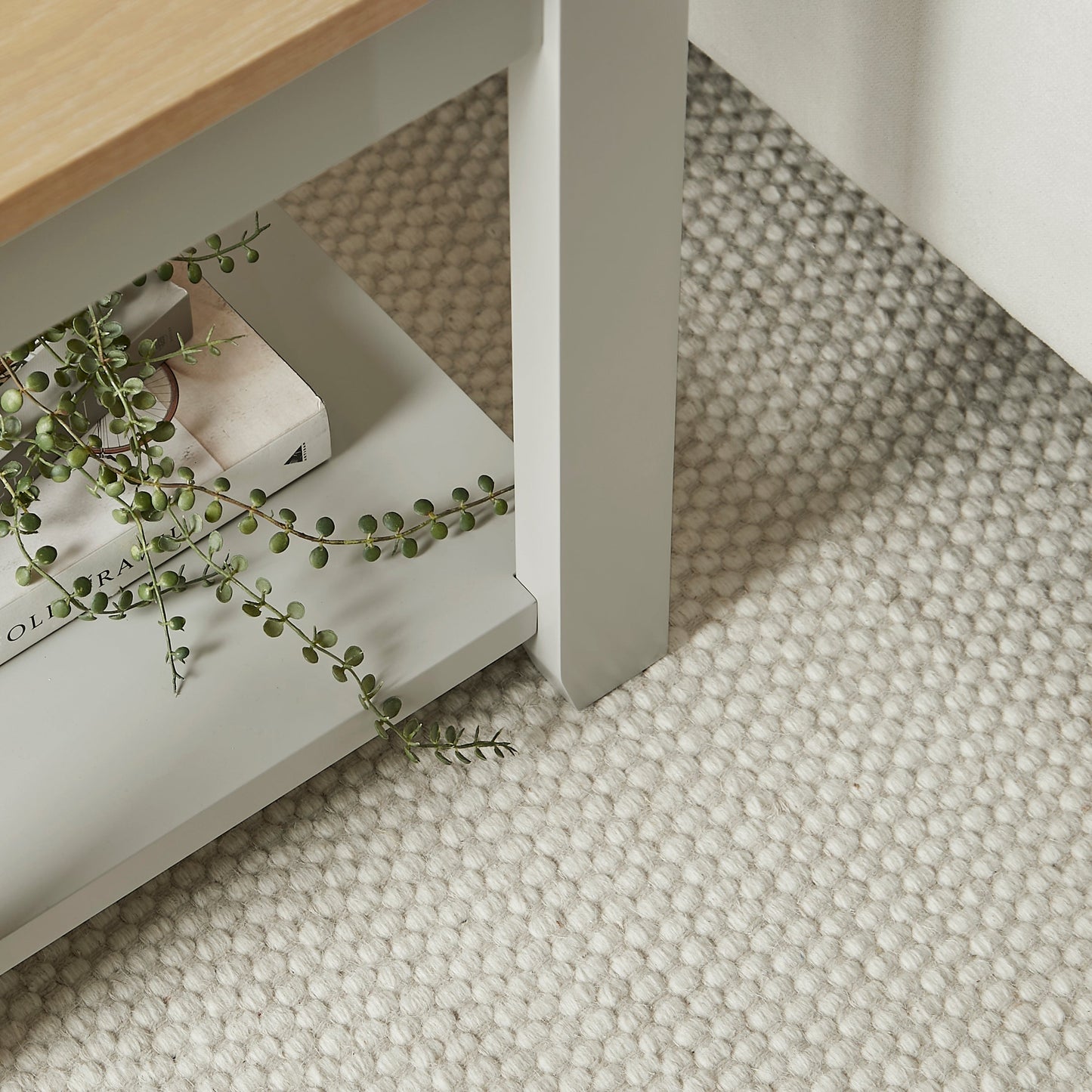 Chatsworth Side Table - Linen Grey - Laura James 