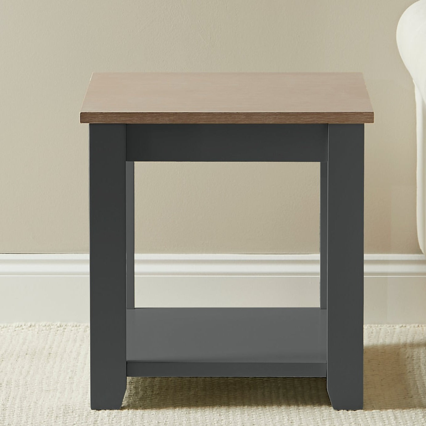 Chatsworth Side Table - Slate Grey - Laura James