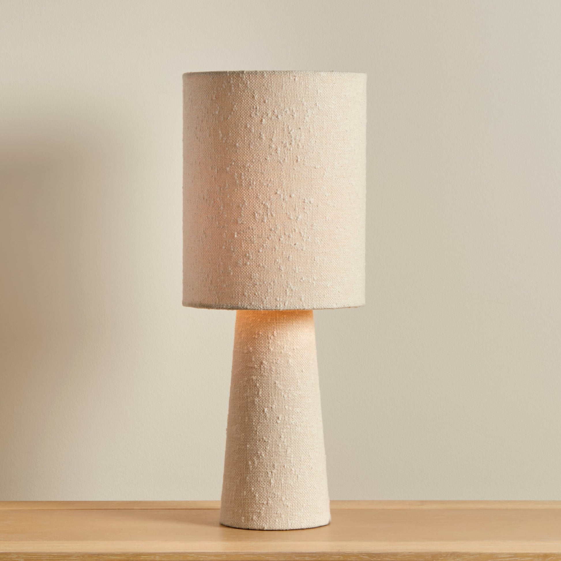 Chattendon 50cm Table Lamp - Ivory Boucle