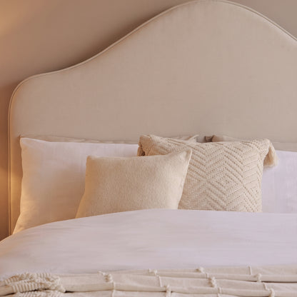 Odette Double Ottoman Bed - Ivory - Laura James Ireland