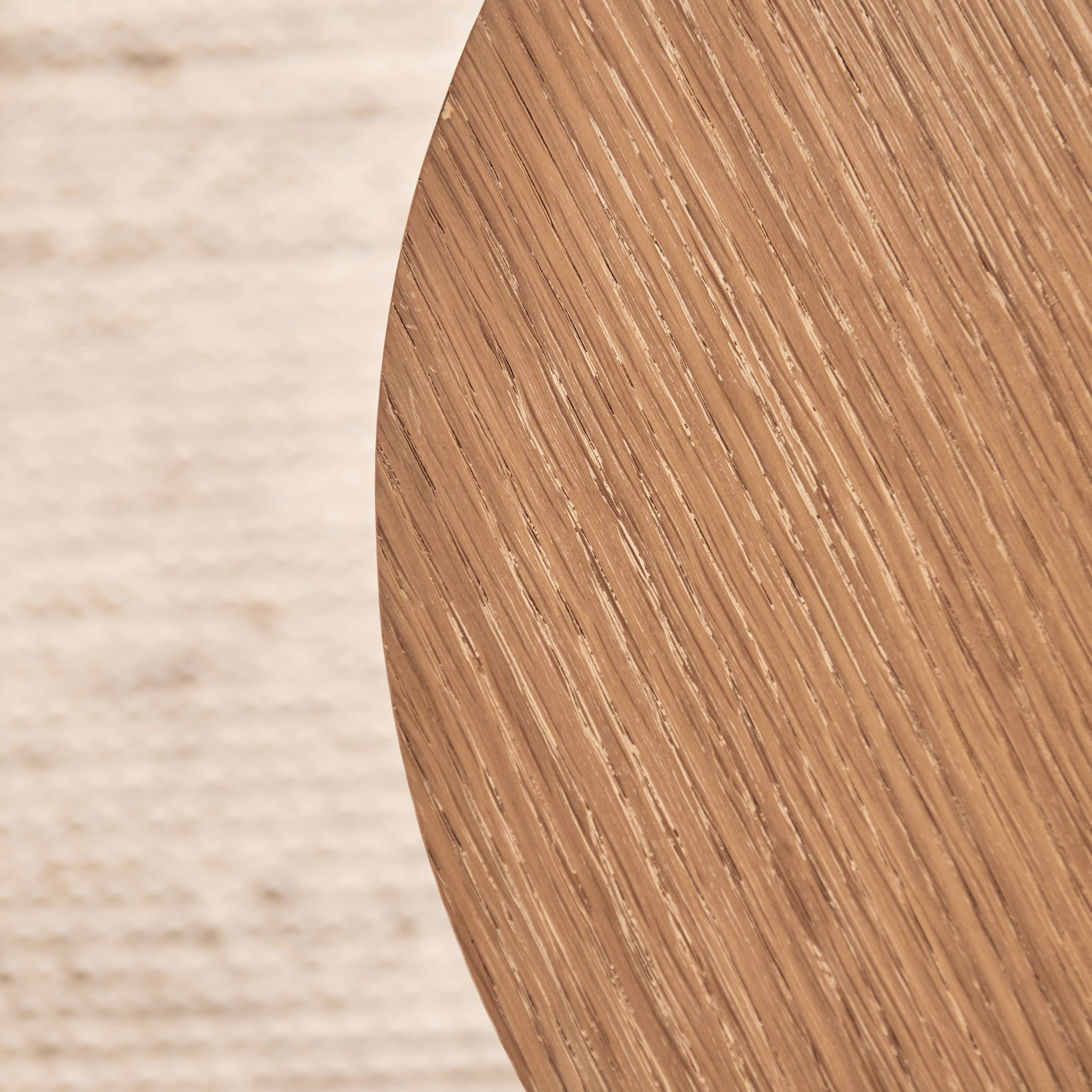 Carter Whitewash Round Side Table - Laura James 