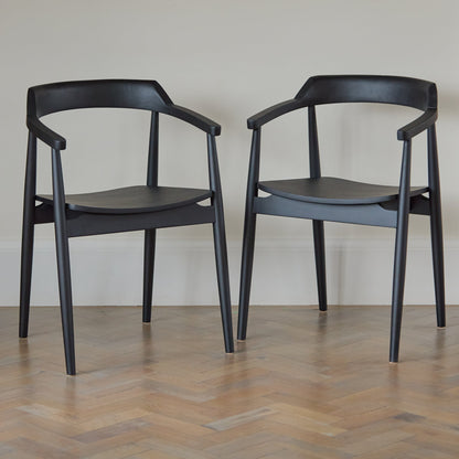 Carter Carver Chair - Black Oak - Laura James
