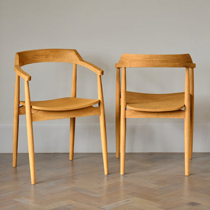 Carter_Dining_Armchair_Set_of_2_Pale_Oak - Laura James