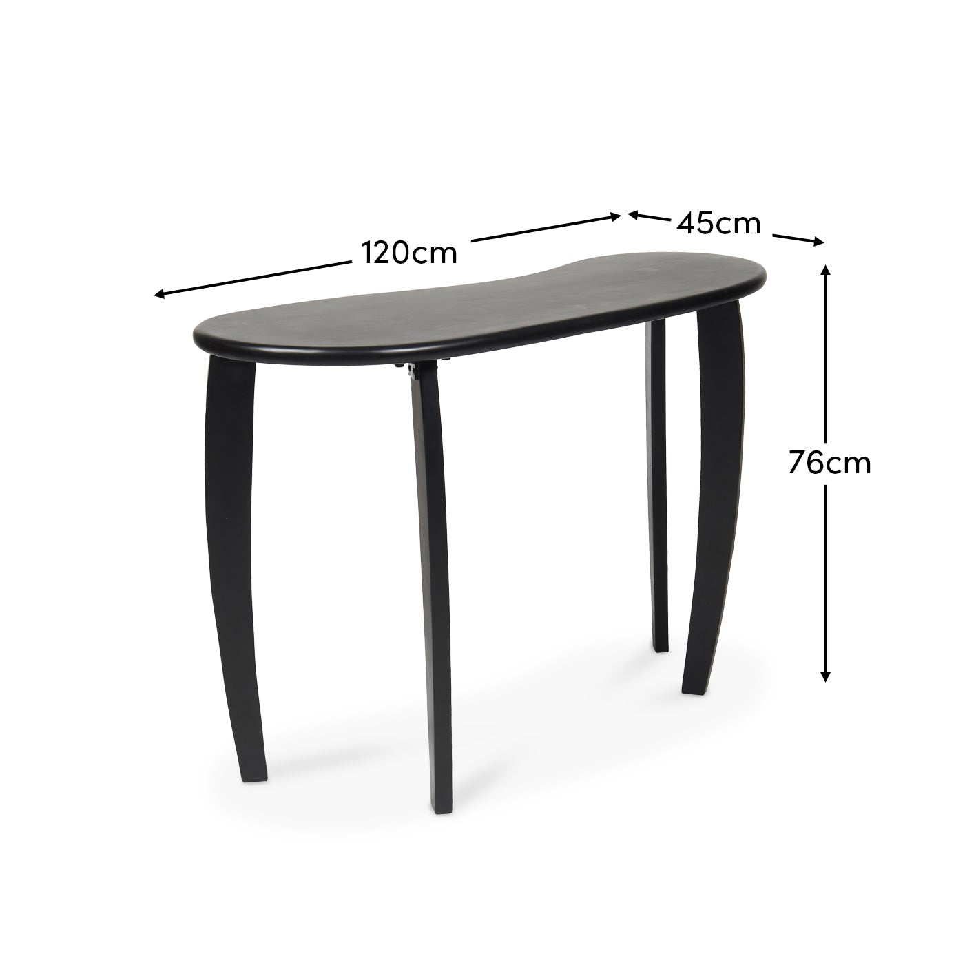 Celeste Black Acacia Desk - Laura James