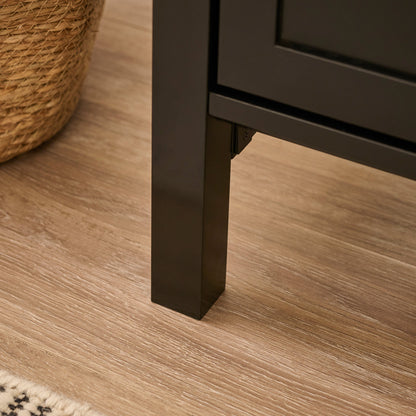 Charlie 6 Drawer Chest of Drawer - Noir Black - Laura James 