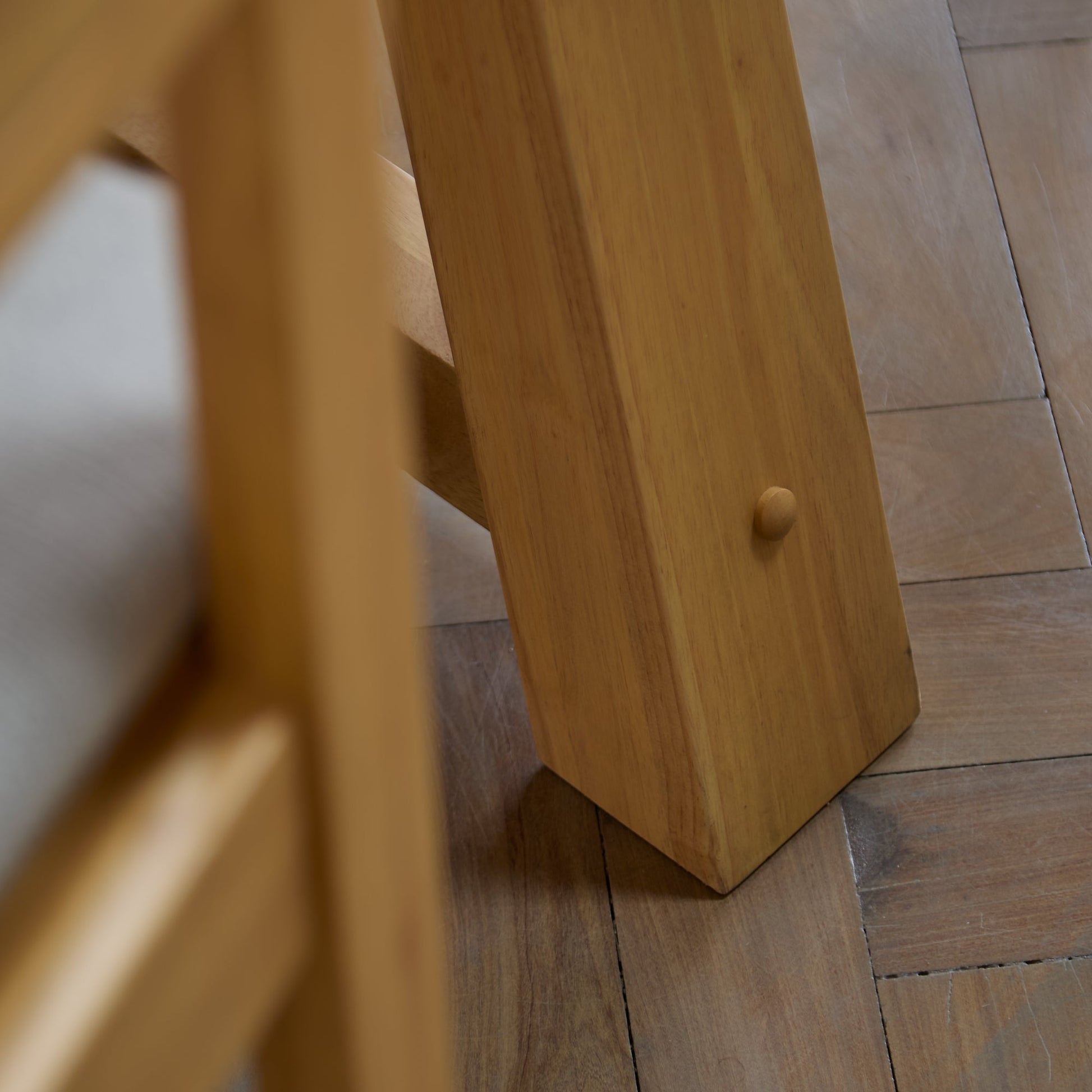 Charlotte Pale Oak Round Dining Table Set - 4 Seater - Ella Pale Oak Carver Chair - Laura James