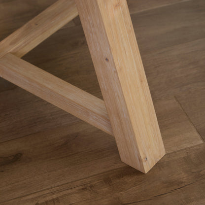 Charlotte Black Oak Round Dining Table - Laura James