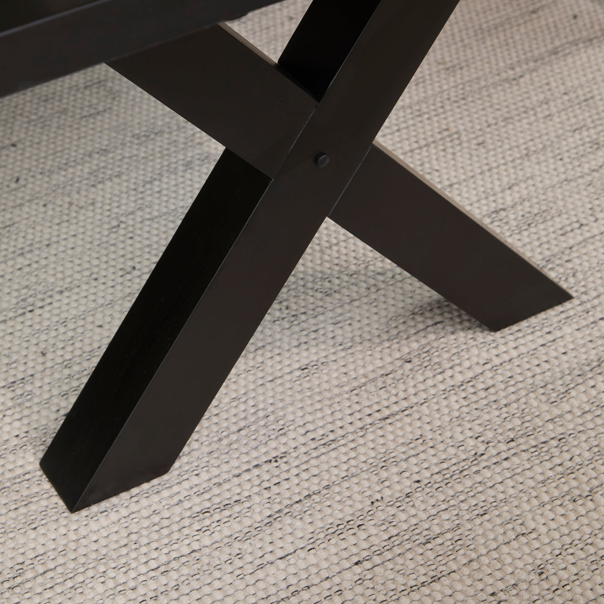 Charlotte Black Oak Extending Dining Table Set - 6 Seater - Nolan Fawn Linen Dining Chairs - Black Oak Legs
- Laura James