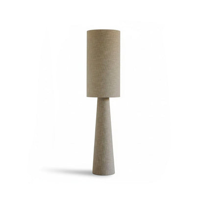 Chattendon 130cm Floor Lamp - Driftwood Slub Linen - Laura James 