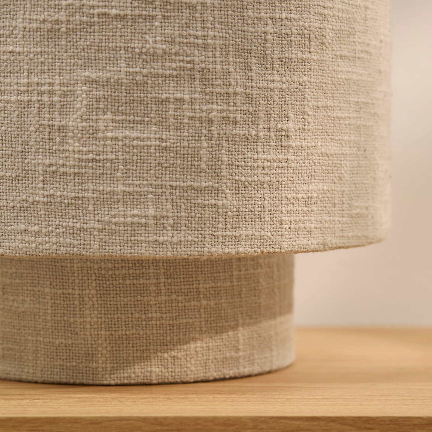 Chattendon Driftwood Slub Linen Floor Lamp - 36cm