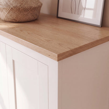 Bampton Double Wardrobe - Alabaster White - Laura James 