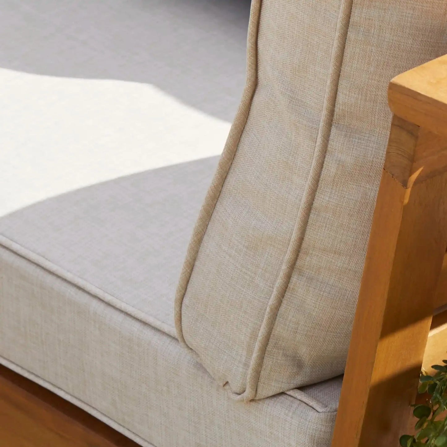 Dakota Garden Corner Sofa Cushion Covers - Sand - Laura James