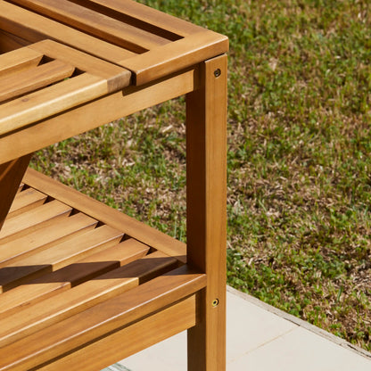 Dakota Corner Wooden Sofa Set - Natural Cushions - Laura James 