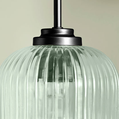 Elland Plug in Wall Light Black - Sage Green - Laura James 