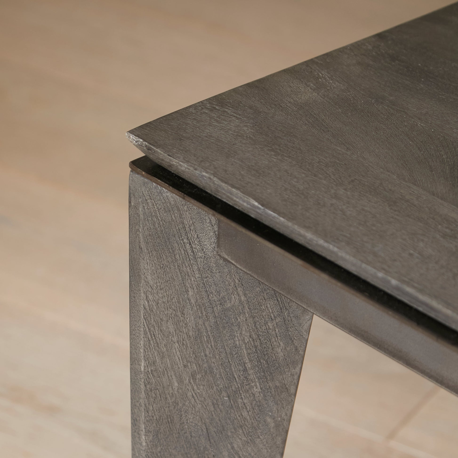Ethan Rectangular Dining Bench - 150cm - Ash Grey Mango Wood - Laura James