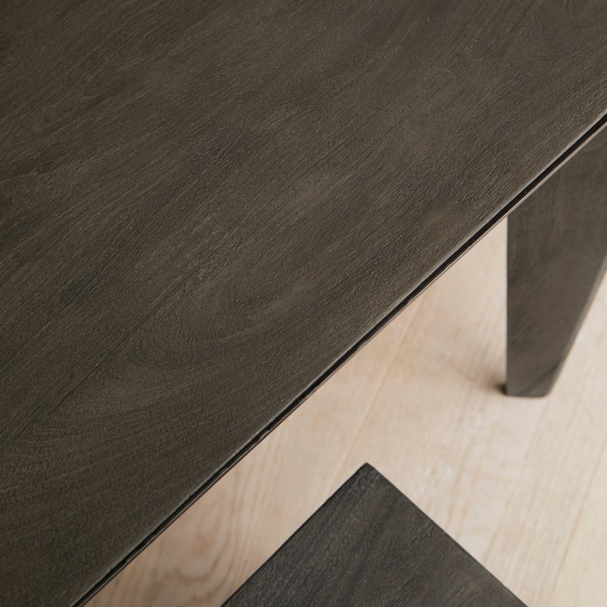 Ethan Rectangular Dining Bench - 150cm - Ash Grey Mango Wood - Laura James