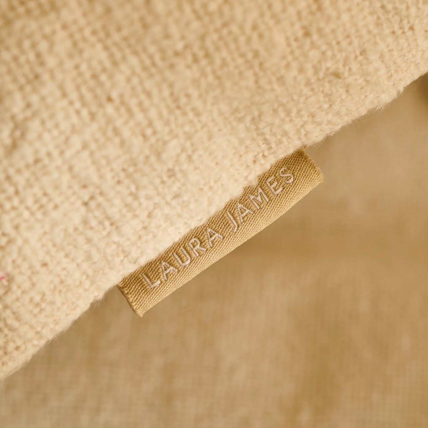 Ealing 35 x 55cm Textured Cushion Cover - Clay - Laura James 