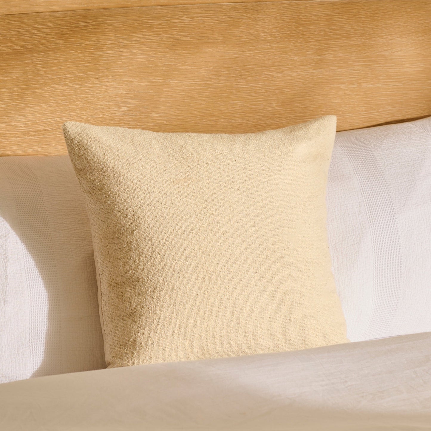 Ealing 45 x 45cm Textured Cushion Cover - Clay - Laura James 