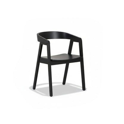 Priya 6 Seater Dining Table with Ella Black Armchairs - Laura James 