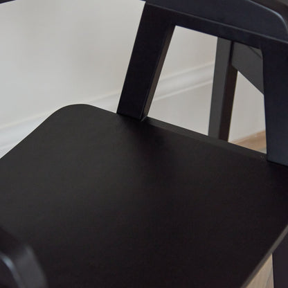 Ella Carver Black Oak Chair - Set of 2 - Laura James