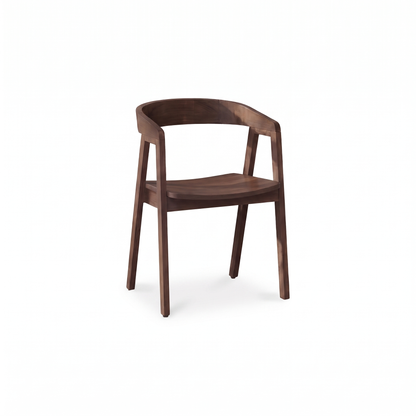 Octavia 220cm Coffee Brown Mango Wood Dining Table Set - 6 Seater - Ella Coffee Brown Armchairs - Laura James Ireland