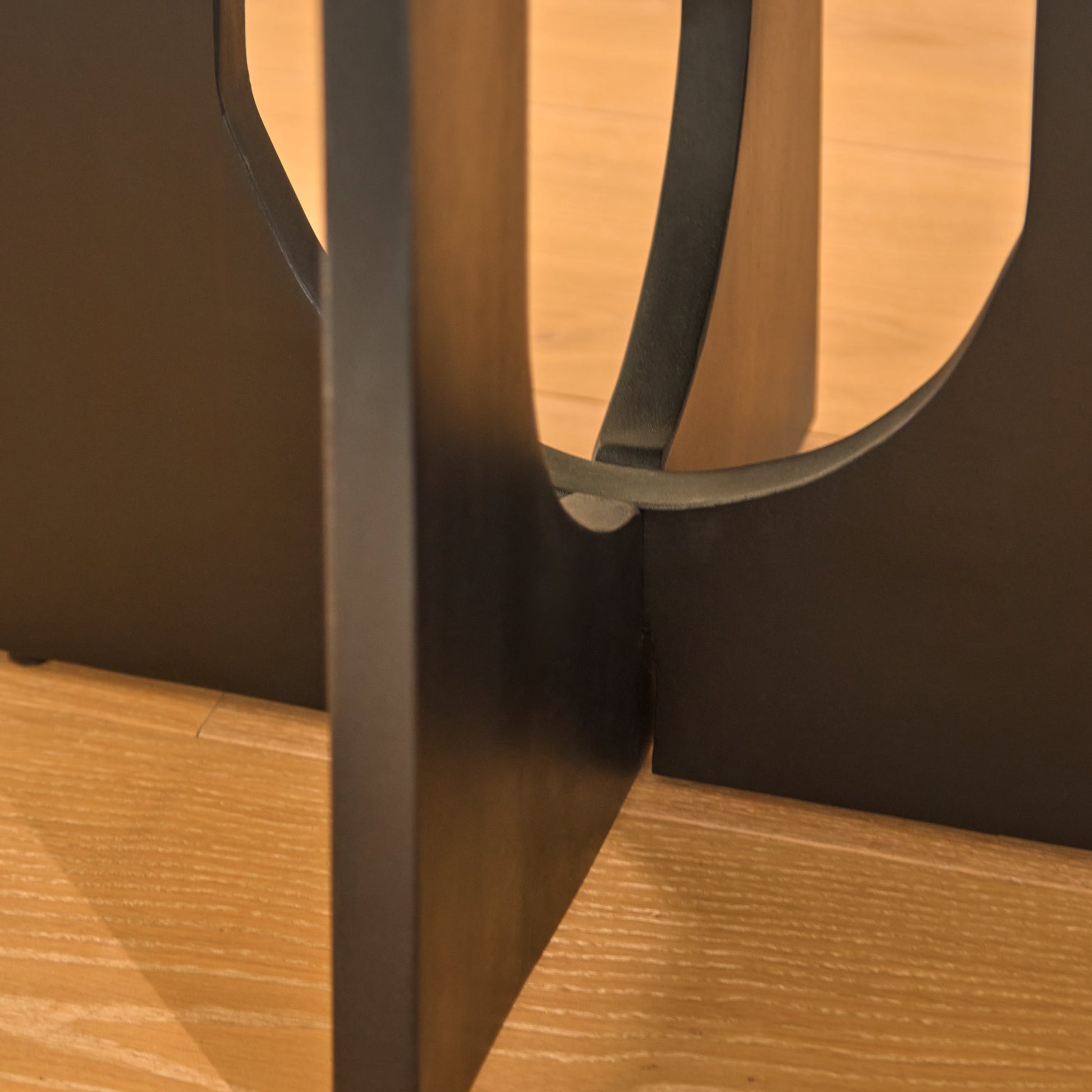 Ethan Square Side Table - Jet Black Mango Wood - Laura James